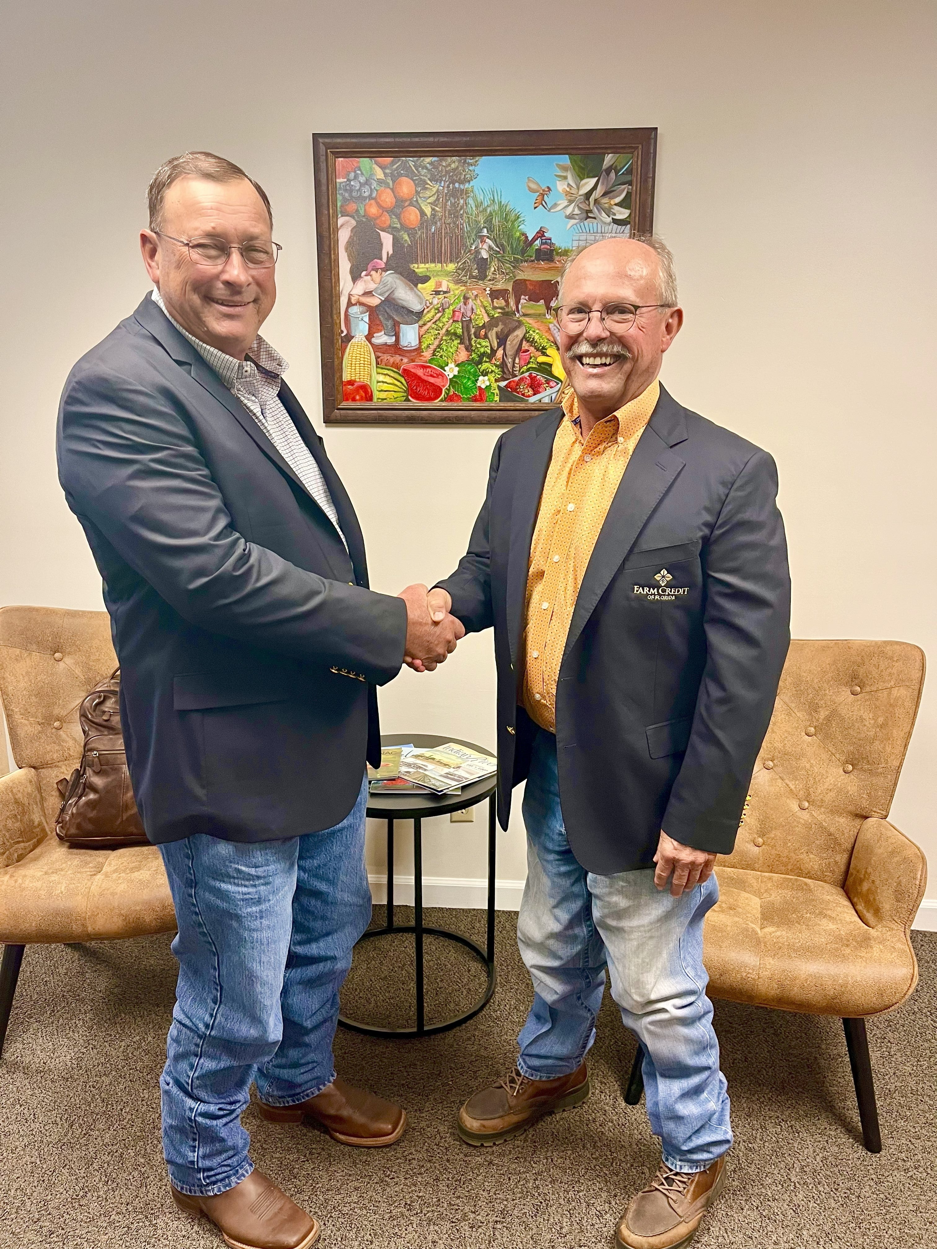 Bob Lines (left) and Wayne Simmons (right) 